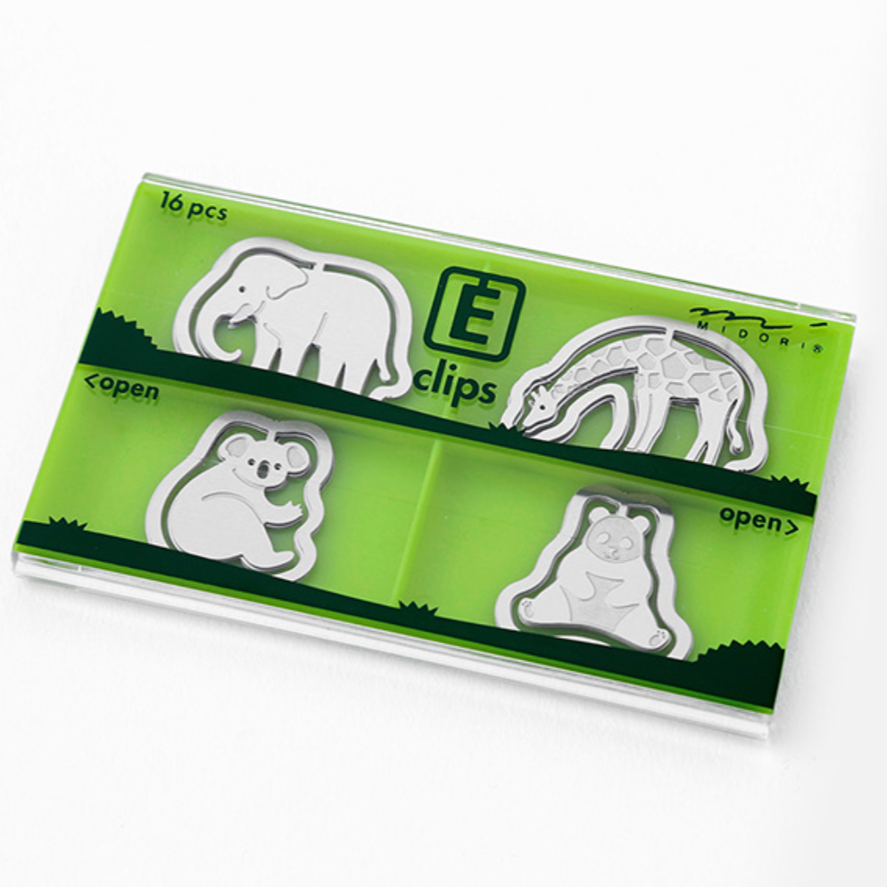 E Clips Paper clips - Zoo