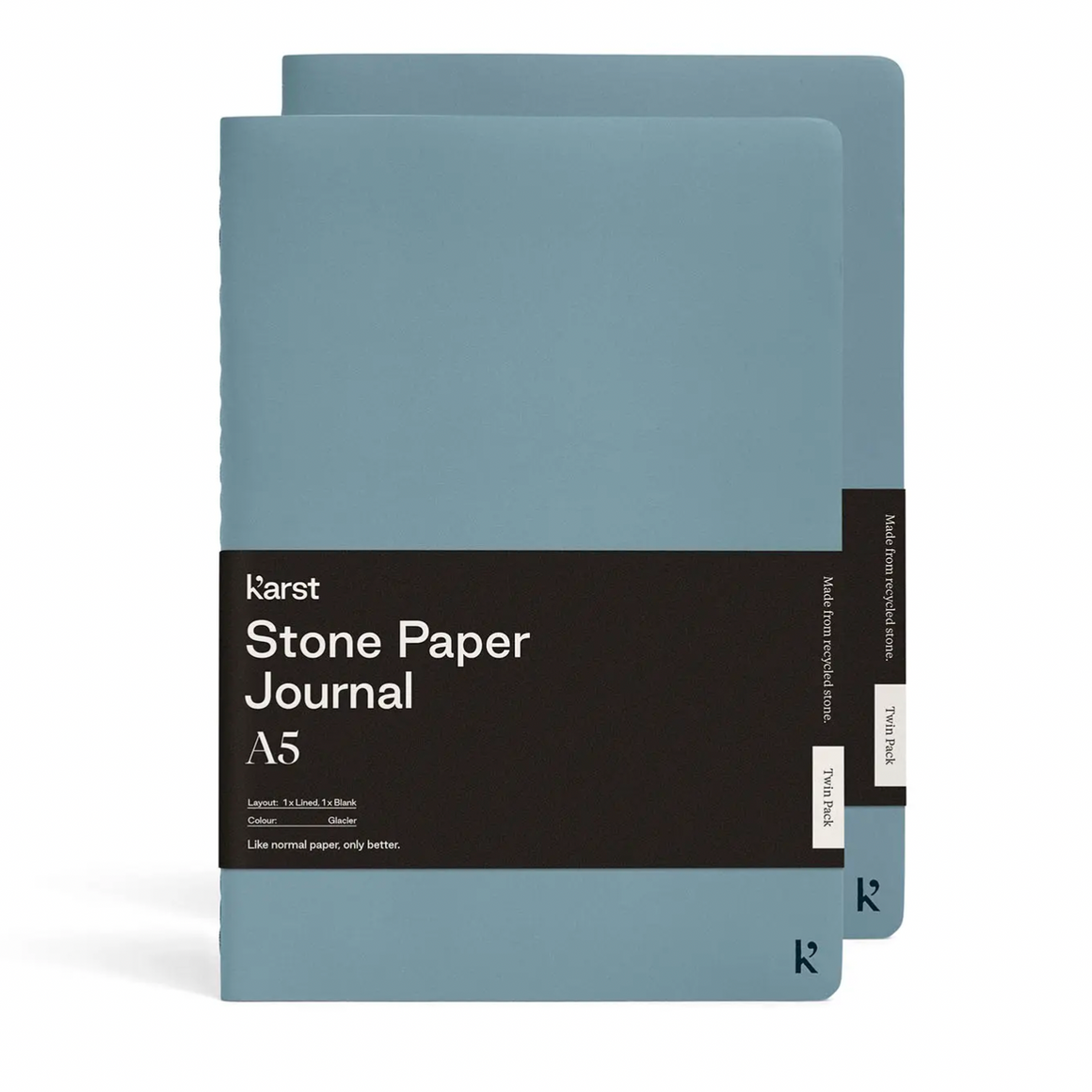 A5 Journal Twin Pack - Plain & Ruled