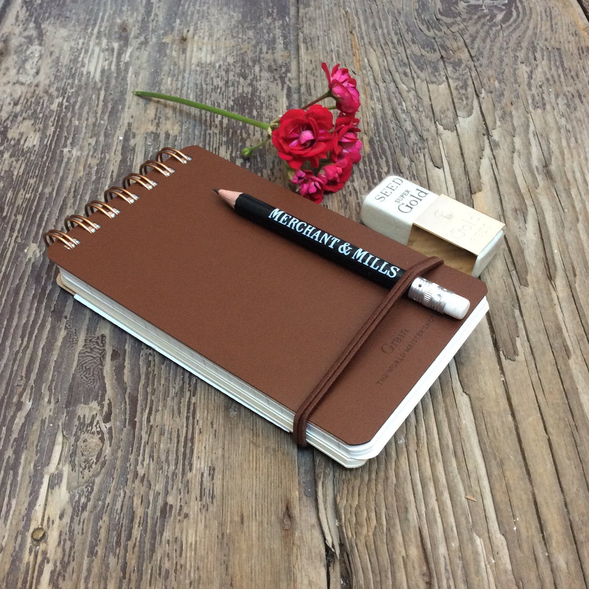 Grain Recycled Leather Notepad