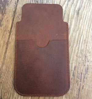 Leather iPhone wallet