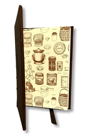 Printed end papers Recipe Book