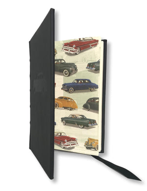 Printed end pages | Leather classic car journal