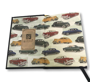 Leather Classic Car Journal | Inside end pages