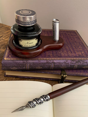 Timber Pen & Ink Holder