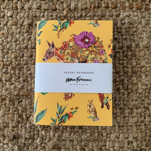 Pocket Notebook Set - Kangaroo & Platypus