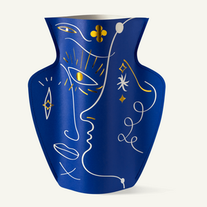 Limited Edition Blue Jaime Hayon Paper Vase