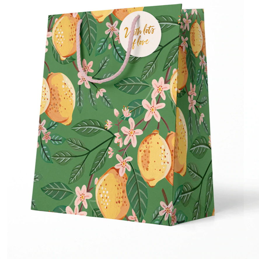 Medium Gift Bag - Lemons