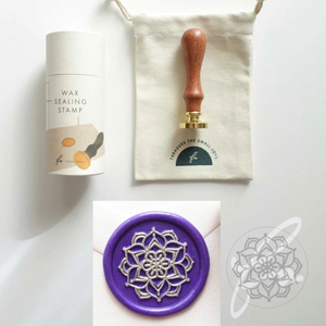 Lotus Mandala Wax Seal Stamp