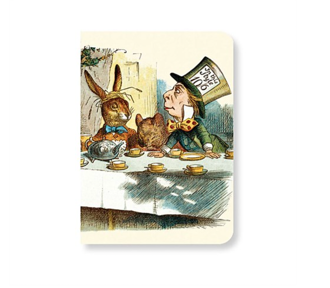 Mad Hatter's Tea Party Mini Notebook