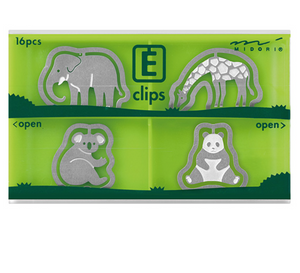 E Clips Paper clips - Zoo