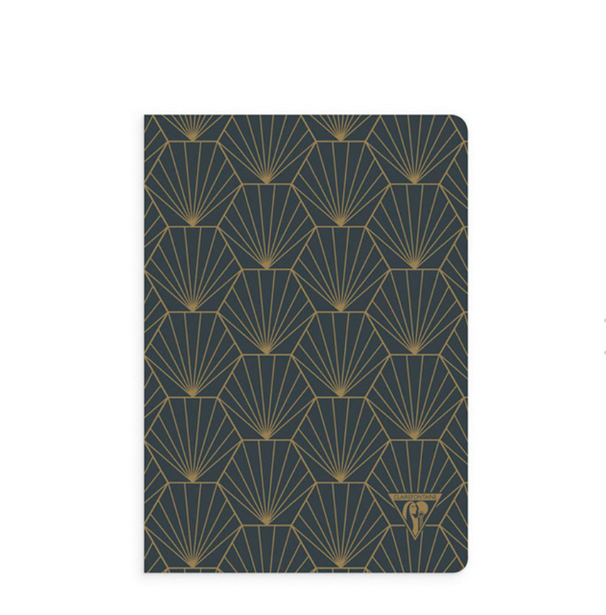 Neo Deco Collection - Sewn Spine Notebook - Anthracite