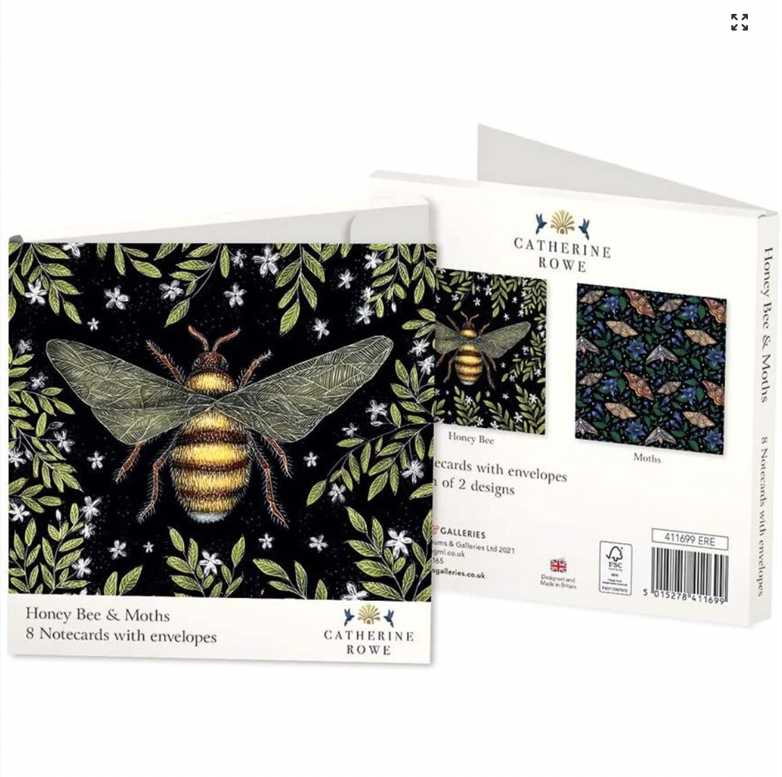 Honey Bee & Moth Notecards