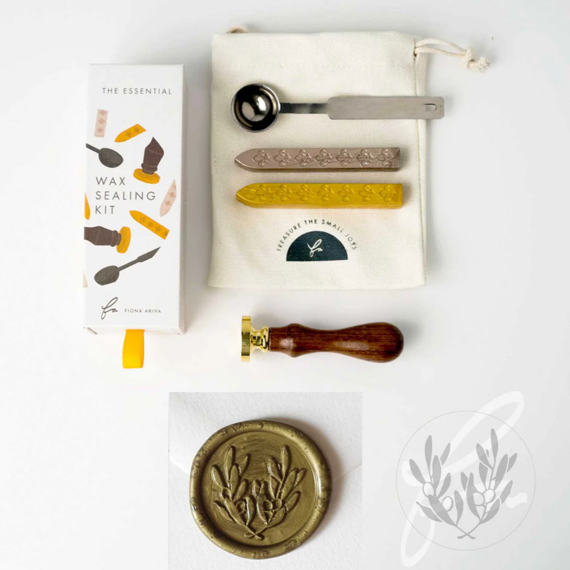 Olive Leaves Wax Sealing Kit