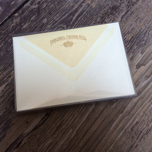 Correspondence Cards with Champagne lined envelopes