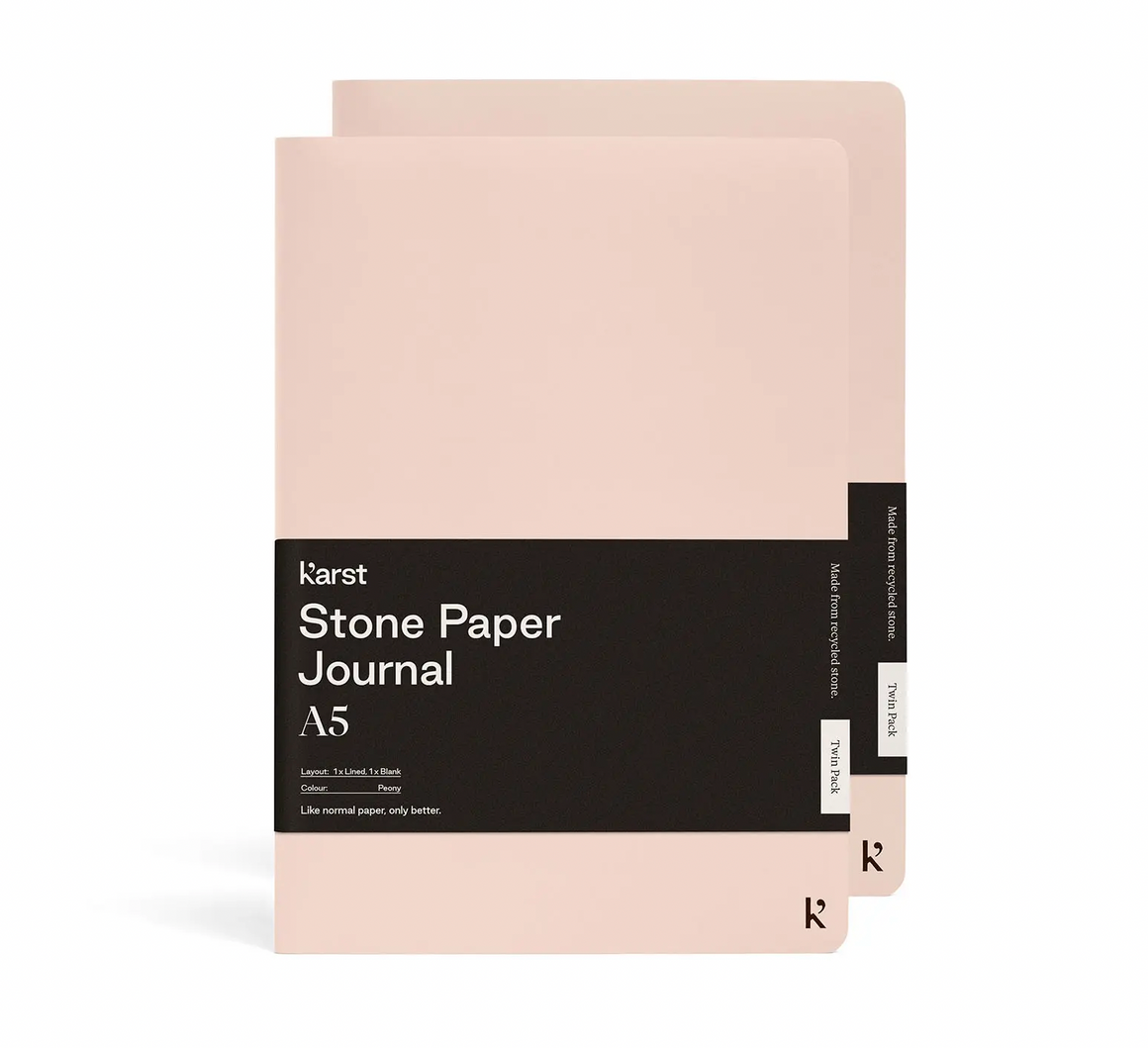 A5 Journal Twin Pack - Plain & Ruled