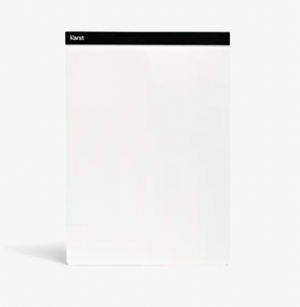 Stone Paper Notepad A4 - Black