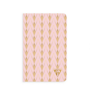 Neo Deco Collection - Sewn Spine Notebook - Powder Pink