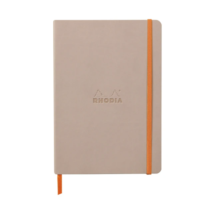 Rhodiarama A5 softcover journal - coral