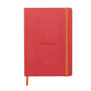 Rhodiarama A5 softcover journal - coral