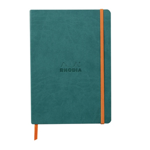 Rhodiarama A5 softcover journal - Peacock