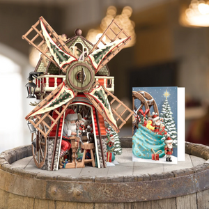 Xmas Pop- Up Cards - Santa's Windmill