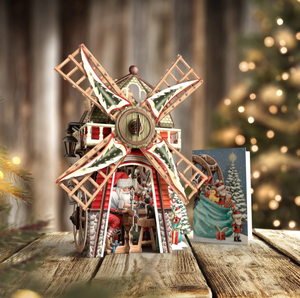 Xmas Pop- Up Cards - Santa's Windmill