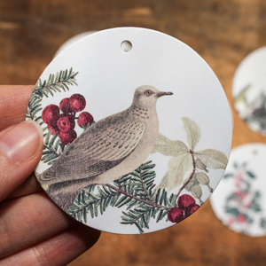 Christmas Letterpress Gift Tags - Vintage