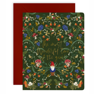 'The most wonderful time of the year' Greeting Card - Gnome