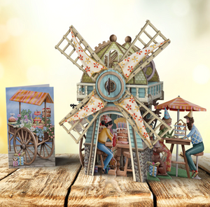 Pop- Up Cards - The Windmill Tea Shop