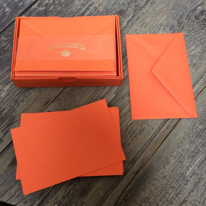 Vellum Range Correspondence Cards Orange