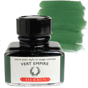 J.Herbin - Fountain Pen Ink - Napoleon Green (Vert Empire) : 30ml