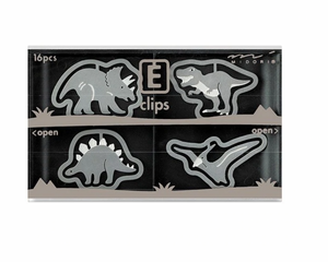E Clips Paper clips - Dinosaur