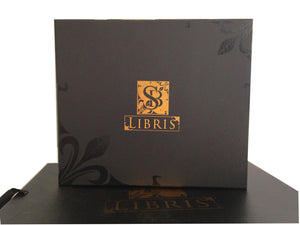 Leather Wrap Signature Book- Chocolate